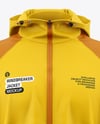 Men's Anorak Windbreaker Jacket Mockup - Front View