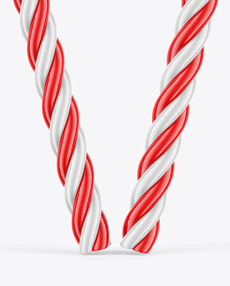 Two Candy Canes Mockup