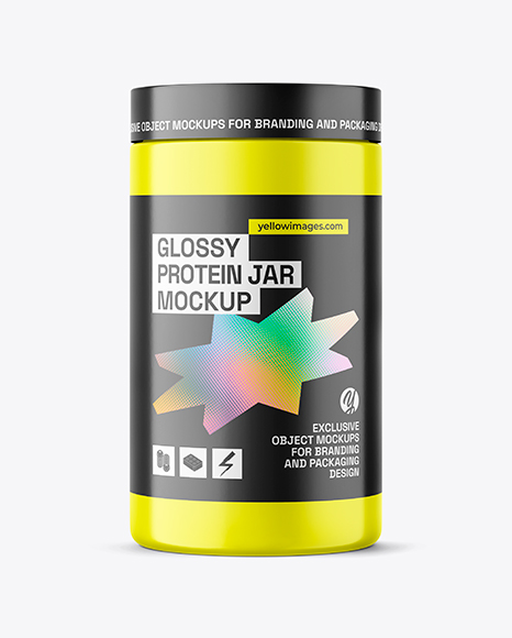Glossy Protein Jar