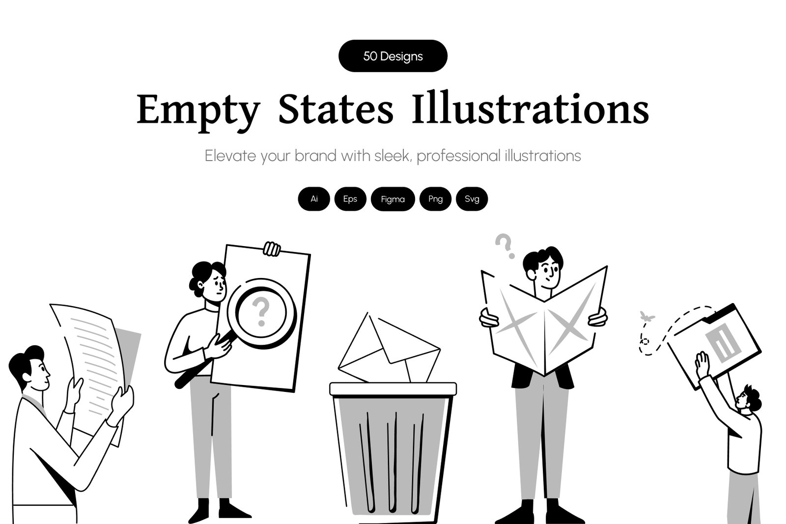 Empty States Illustration Art