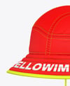 Twill Bucket Hat Mockup - Side View