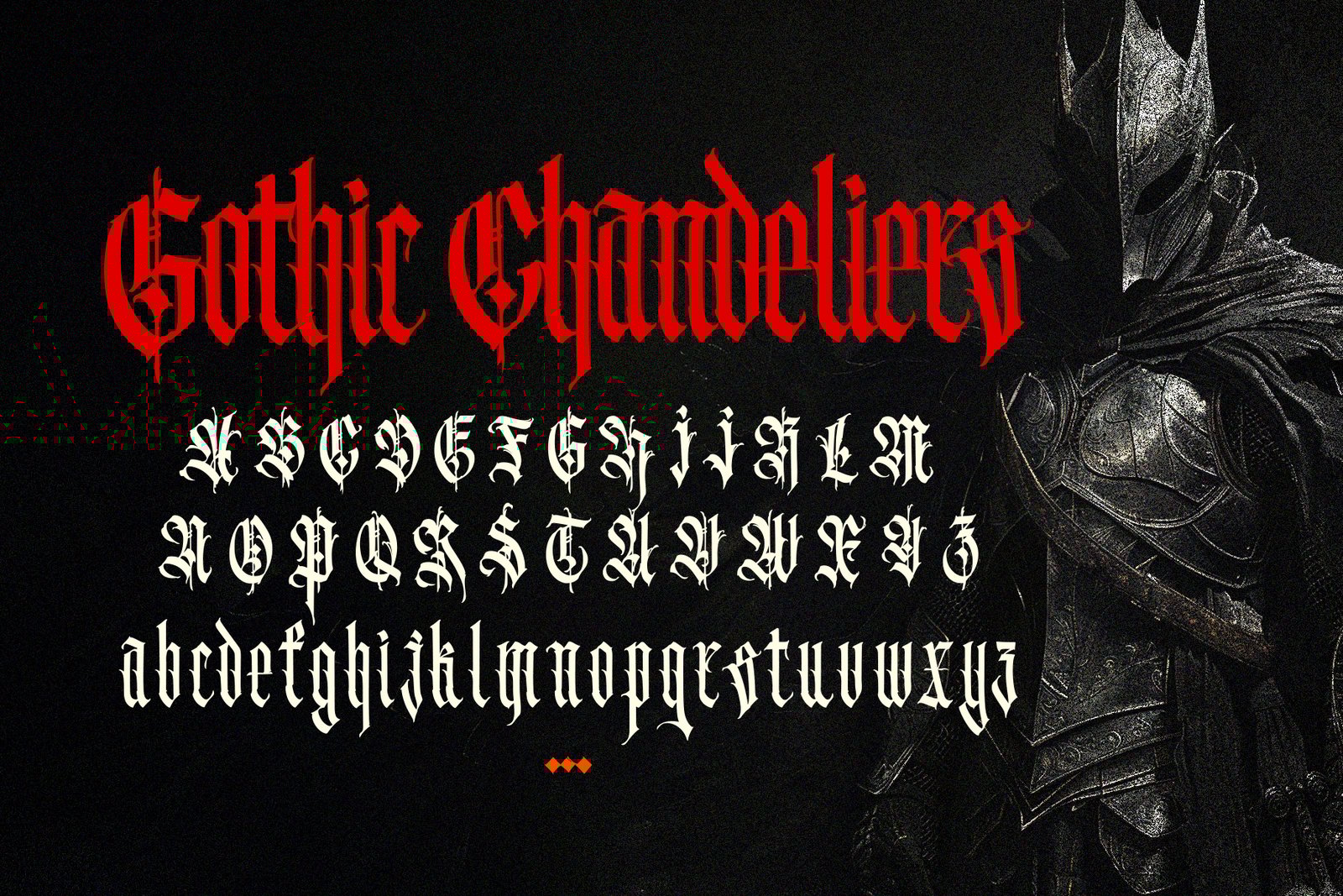 Gothic vector letters - 031