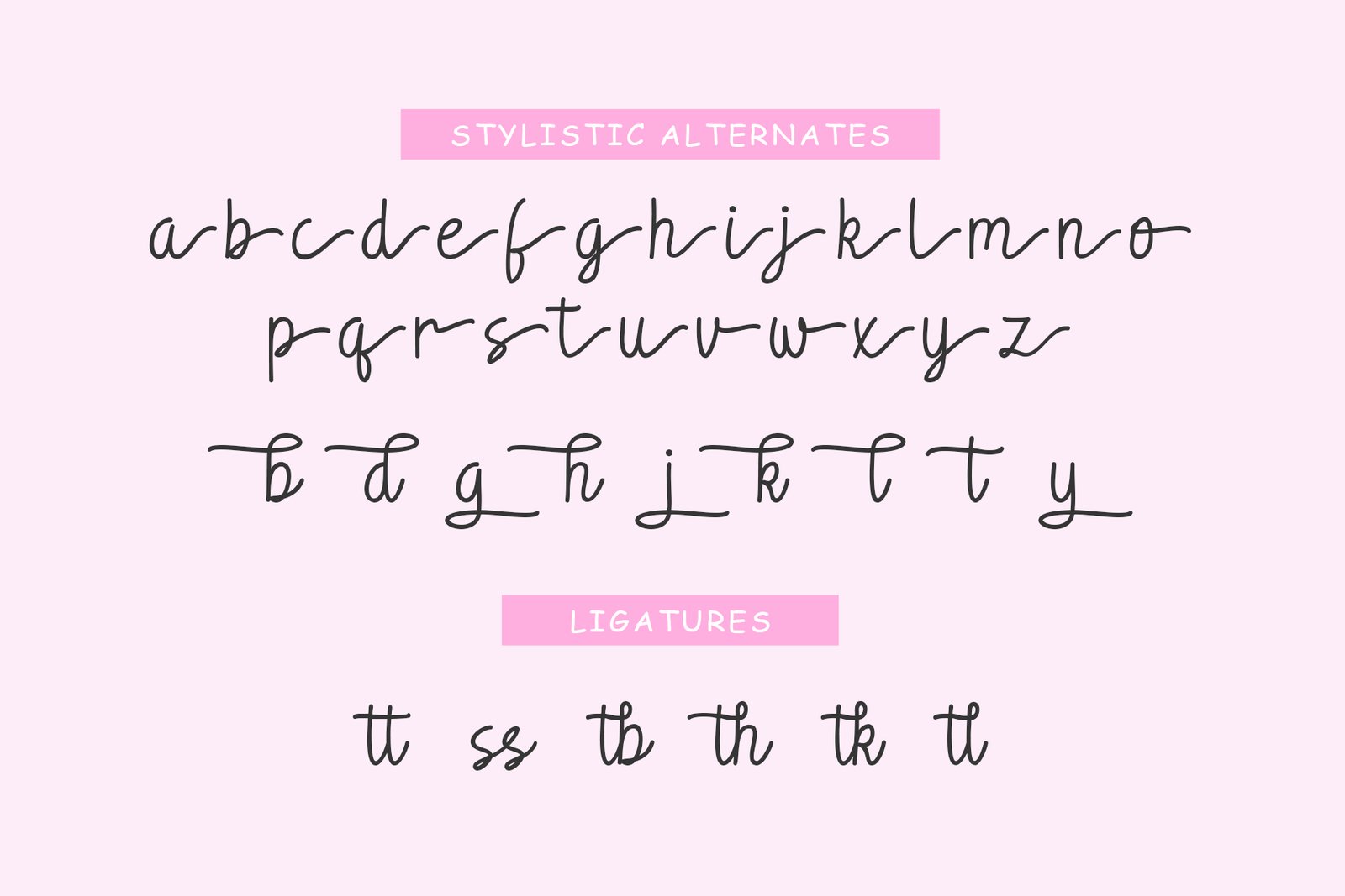 Hiyatha Script - a handwritten font