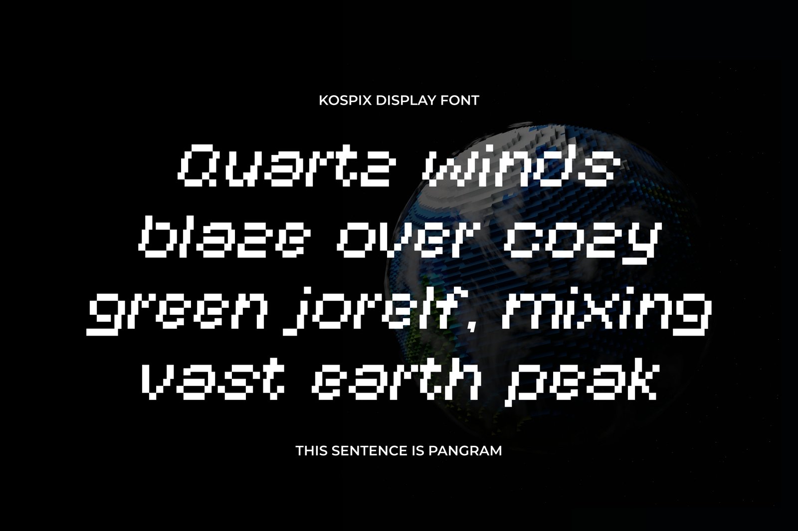 Kospix - Pixel Font