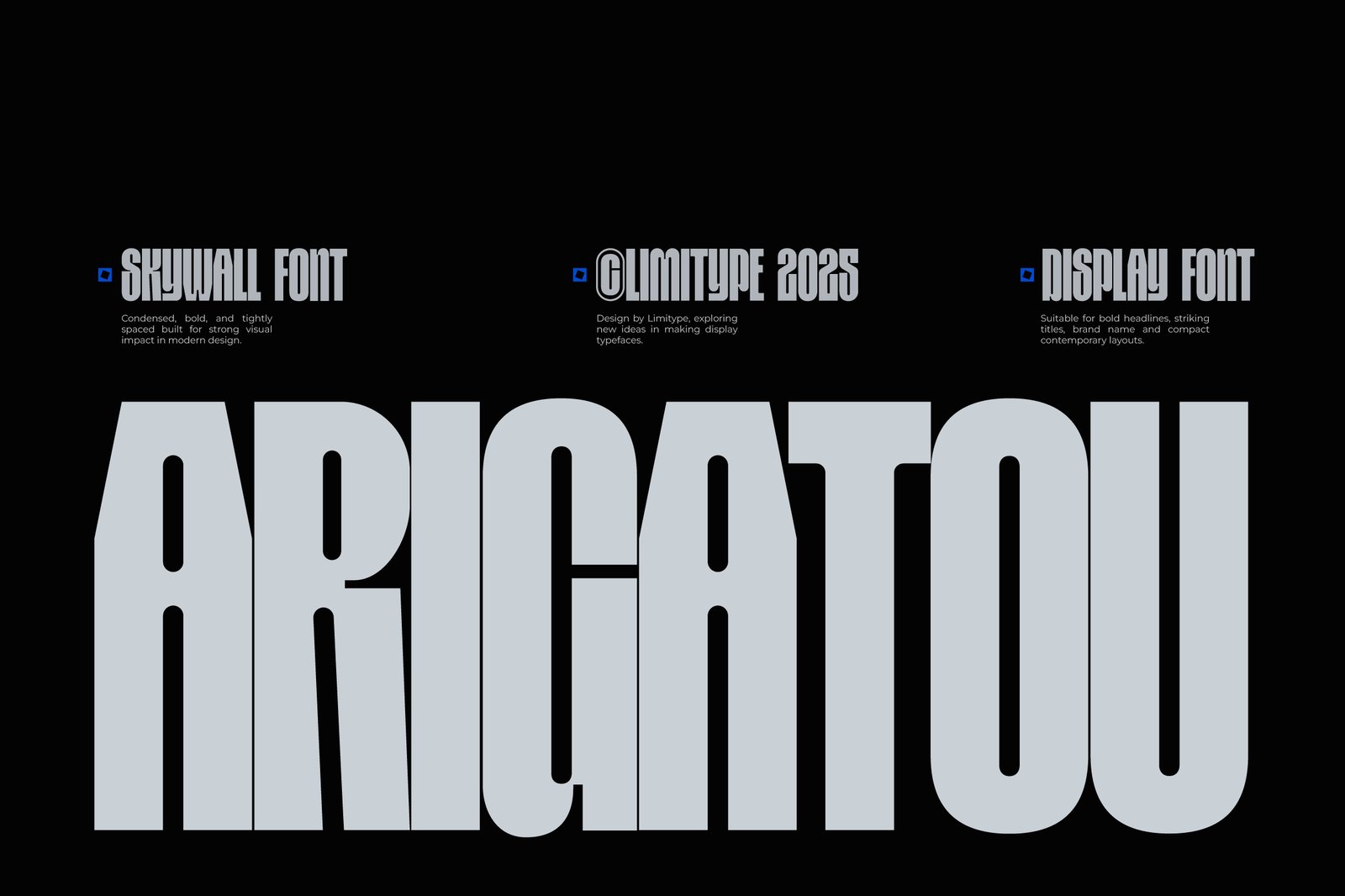 Skywall - Condensed Font