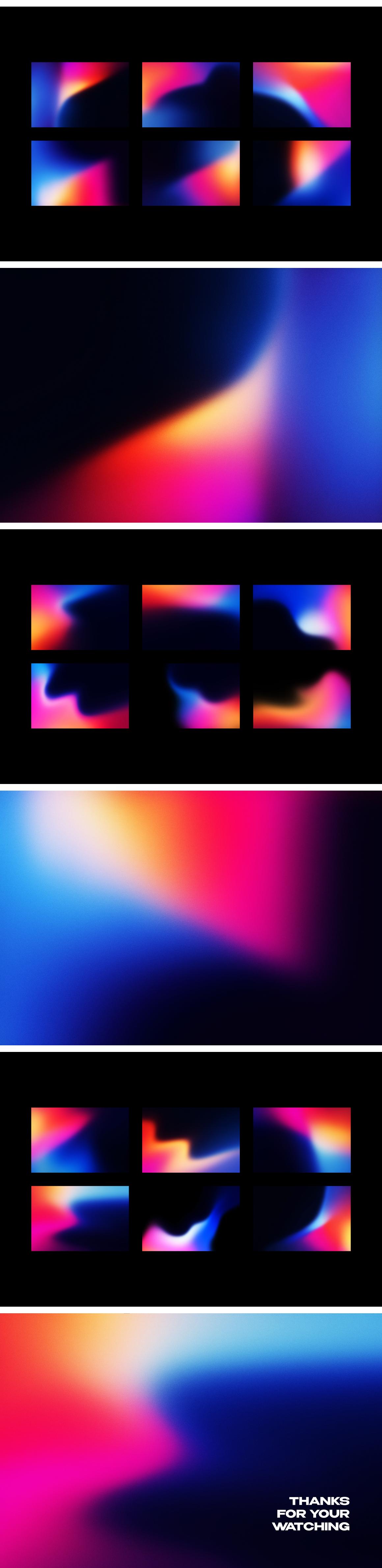 Vibrant Gradient Textures