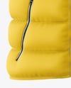 Matte Down Vest Mockup – Front View