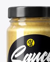 Jar with Dijon Mustard Mockup