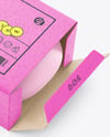 Kraft Paper Box with Soap Bar Mockup