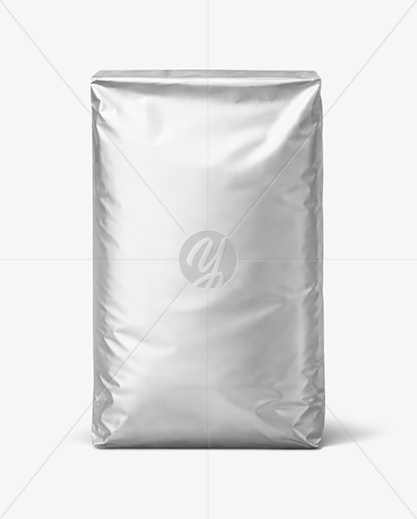 Metallic Coffee Bag Mockup