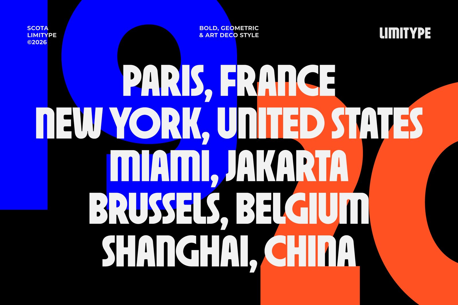 Scota - Bold Geometric Font