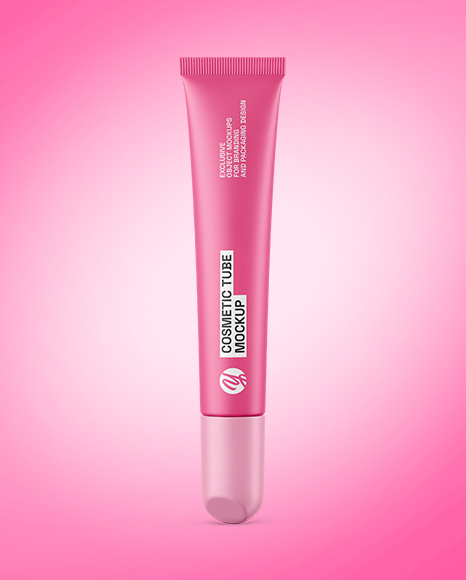 Matte Cosmetic Tube Mockup
