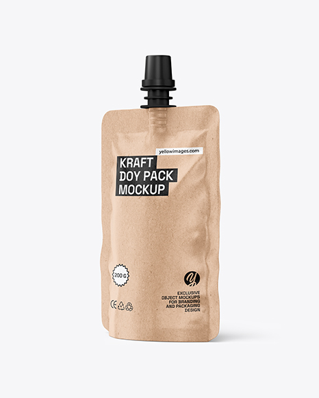 Kraft Doy Pack Mockup