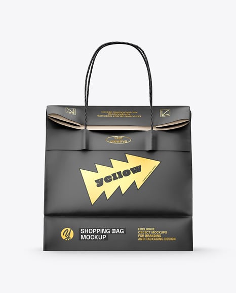 Matte Paper Bag Mockup