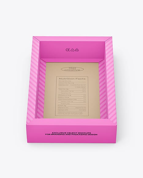 Matte Paper Box in Sleeve Mockup