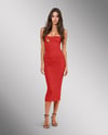 Woman Wearing Tight Dress Mockup