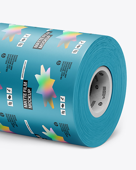 Matte Film Roll Mockup