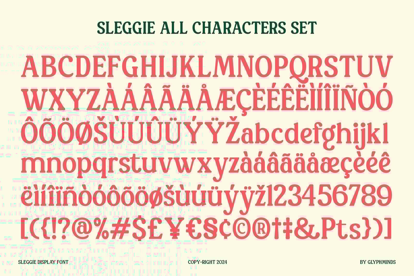Sleggie Display Font