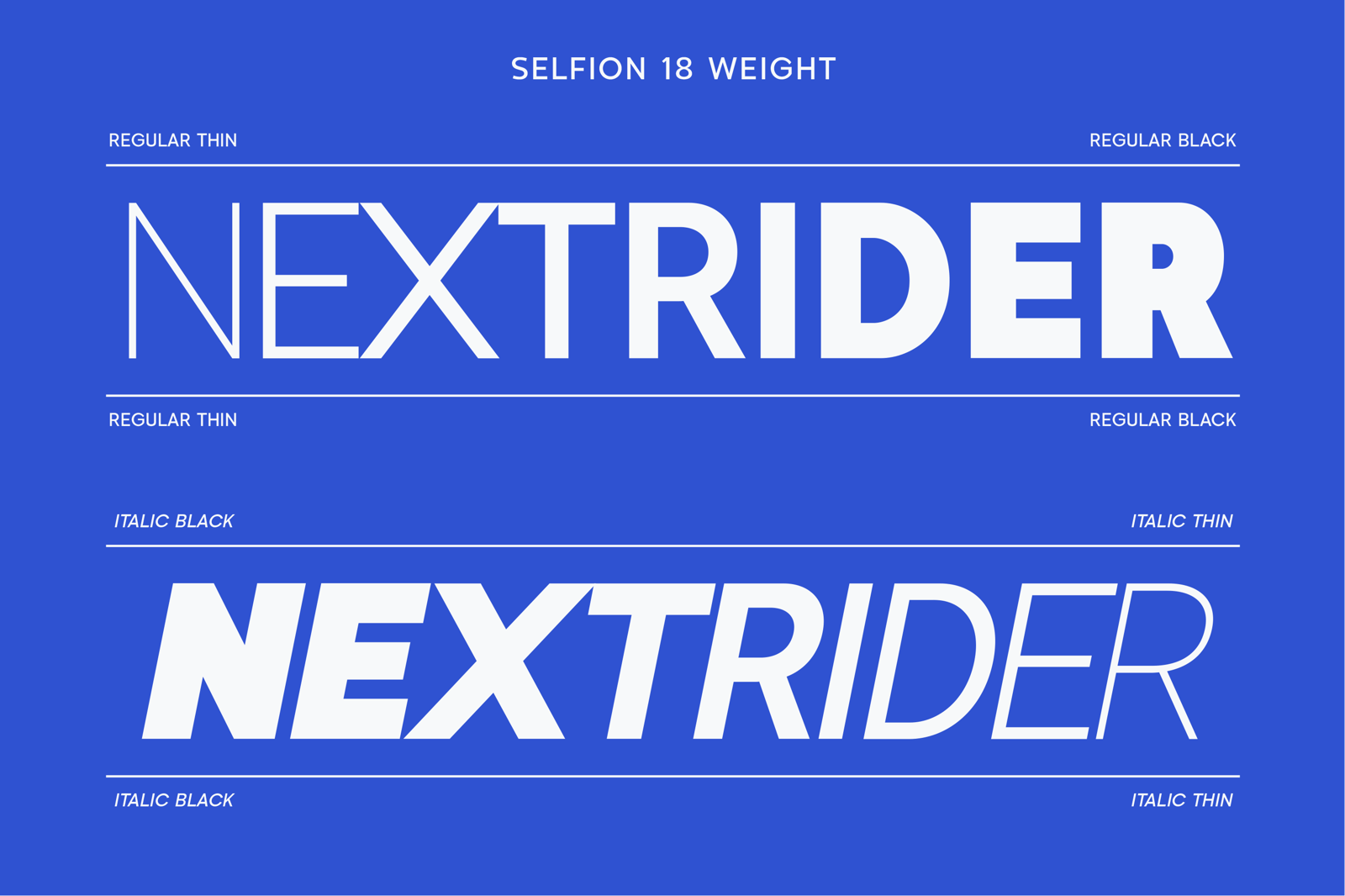 Selfion - A Modern Sans Serif Font