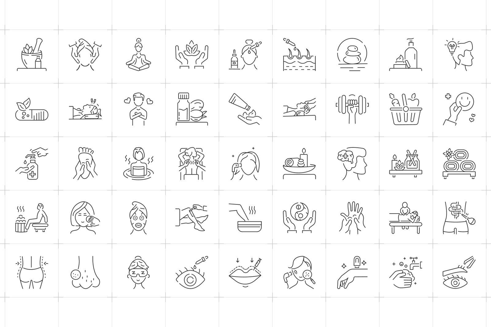 Med Spa Icons