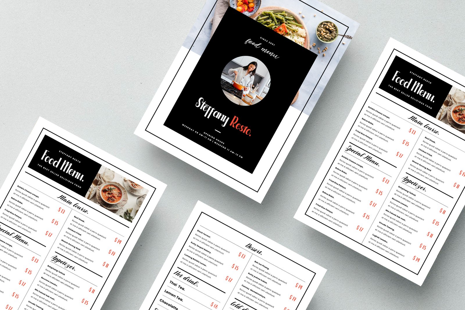 Restaurant Menu Template