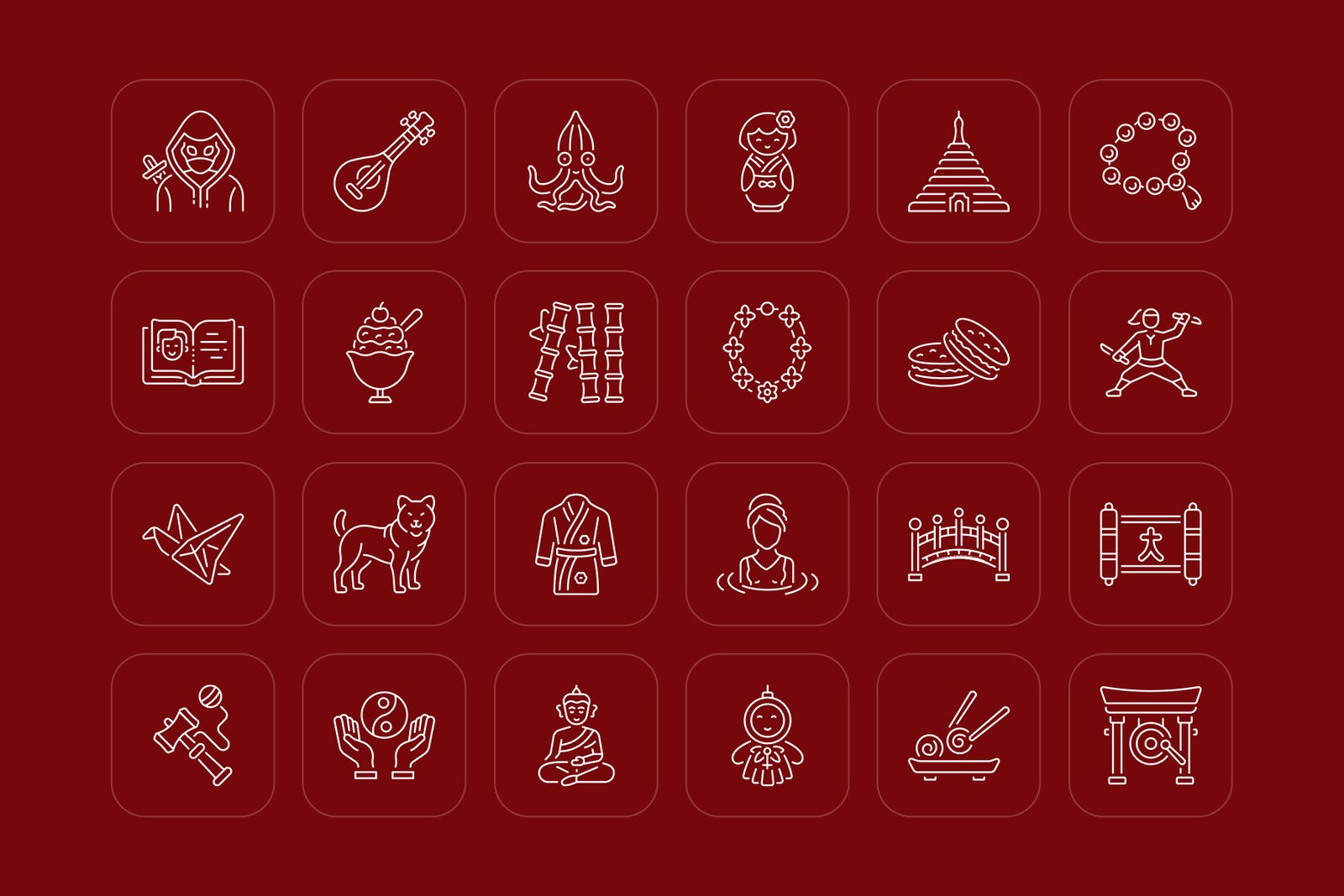 Japanese and Asian Icons