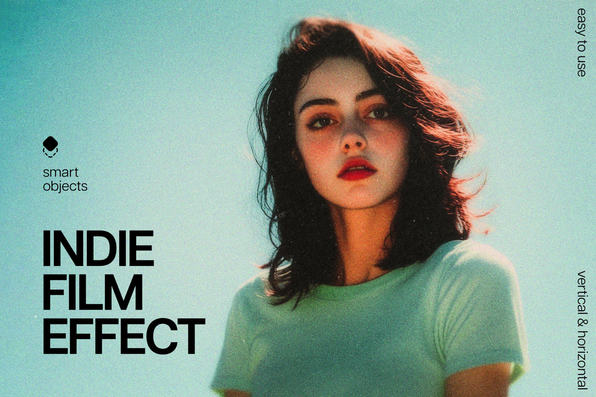 Vintage Indie Film Photo Template