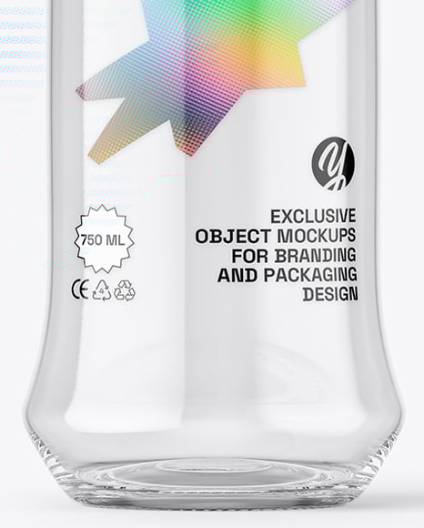 Glass Bottle Mockup
