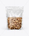 Transparent Pouch with Phistachios Mockup