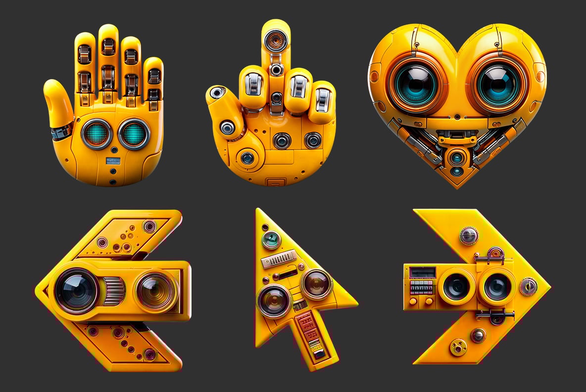 Yellow Robot Font