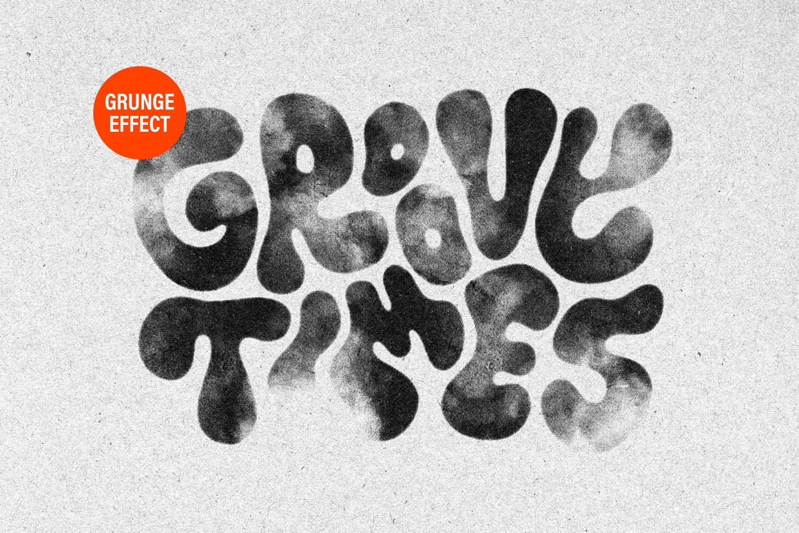 Messy Bad Print Text &amp; Logo Effect