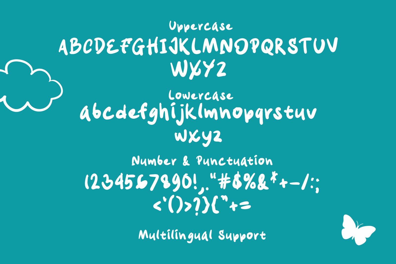 Arlo Lines - Natural Kids Handwritten Font