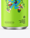 330ml Aluminium Can with Matte Finish Mockup