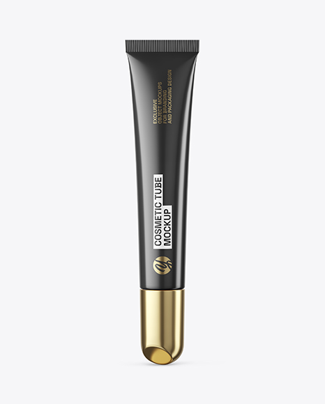 Glossy Cosmetic Tube Mockup