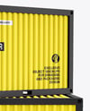 Two Cargo Shipping Containers Mockup