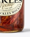 Clear Glass Jar with Sun Dried Tomatoes Mockup