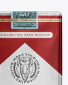 Soft Cigarette Pack Mockup - Front View
