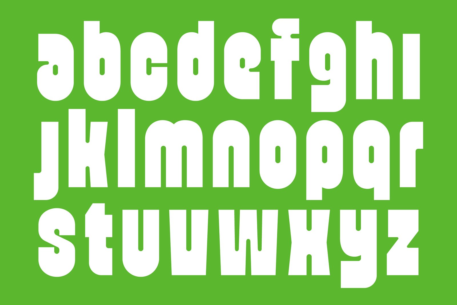 Veggie - Bold Font