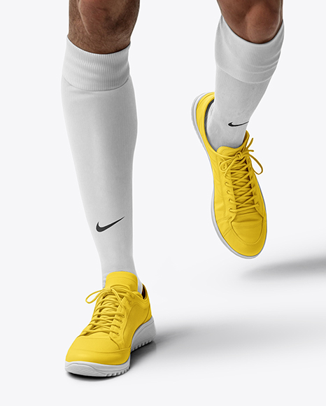 Man Wearing a Full Soccer Kit Mockup