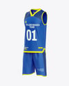 Basketball Kit Mockup - Half Side View
