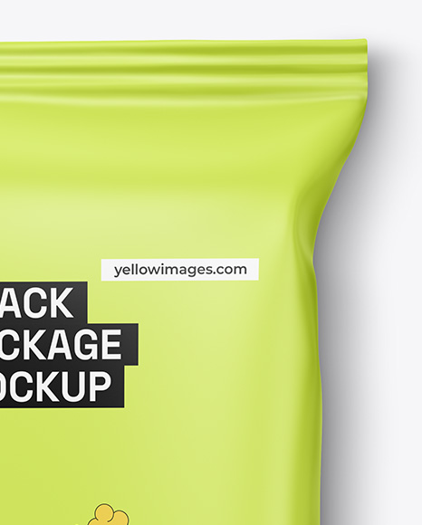 Matte Snack Package Mockup