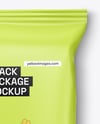 Matte Snack Package Mockup