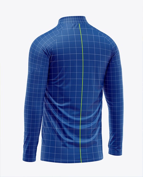 ¼ Zipper Mock Neck Long Sleeve Jersey