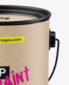 Matte Tin Can w/ Handle Mockup
