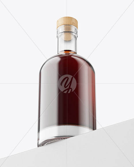 Crafted Rum Bottle Mockup