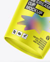 Matte Ice Cream Cup Mockup