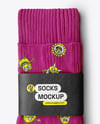 Socks with Label Mockup
