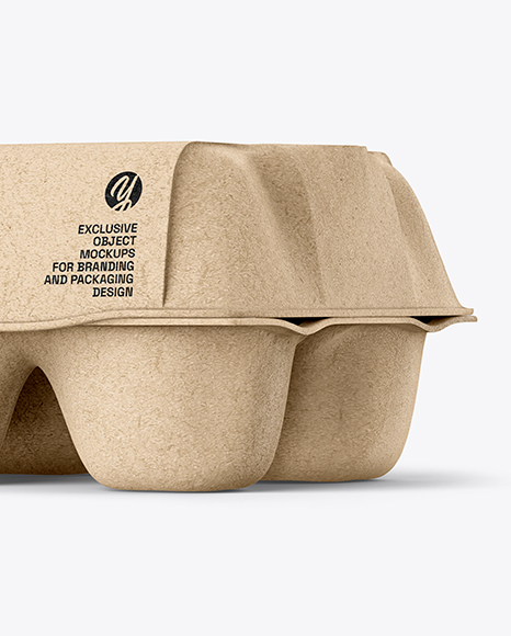 Egg Carton Packaging Mockup
