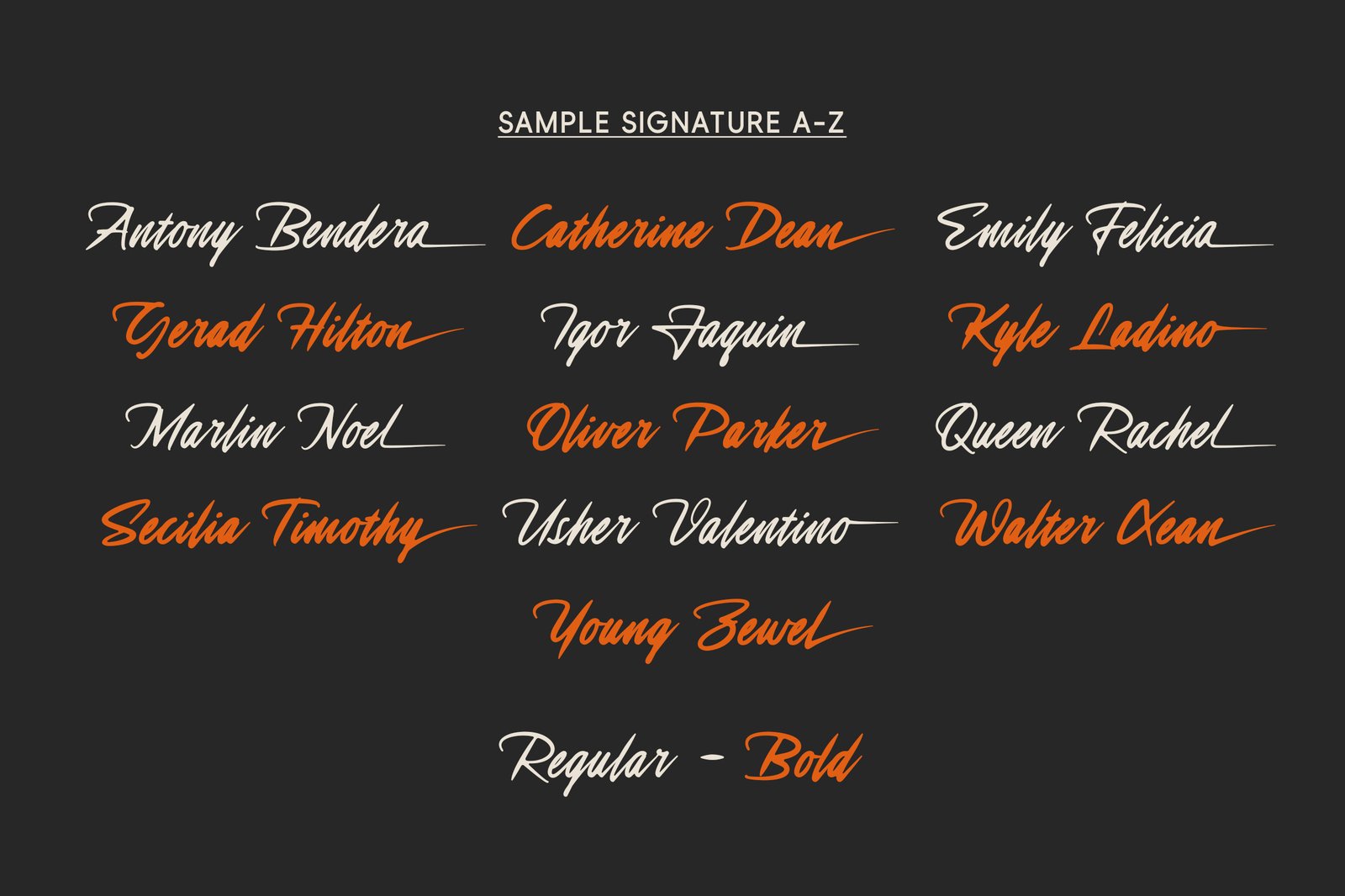 Daxar Signature Font