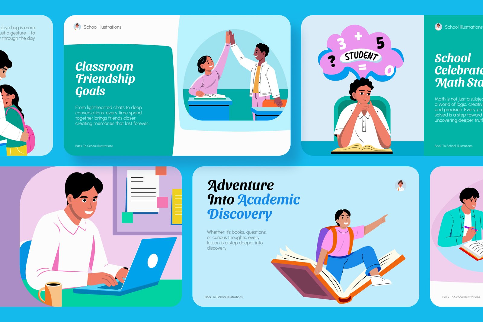 Back To School Illustration Art Pack